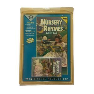 Nursery Rhymes Activity Book & Cassette Tape ( 2001 , Twin Sisters ) sealed